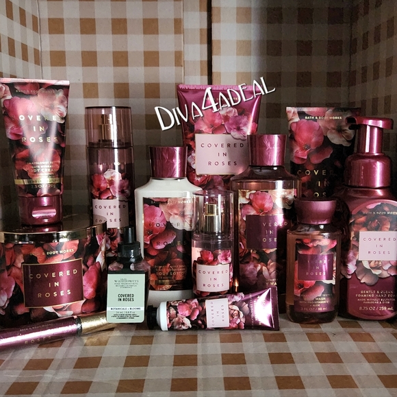 Bath & Body Works Other - New! Bath & Body Works COVERED IN ROSES 13PC Collection Bundle